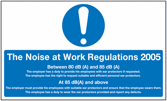 The Noise At Work Regulations 2005