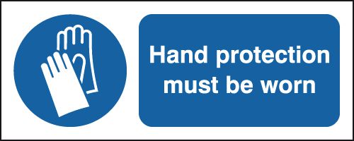 Hand Protection Must Be Worn