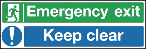 Emergency Exit Keep Clear