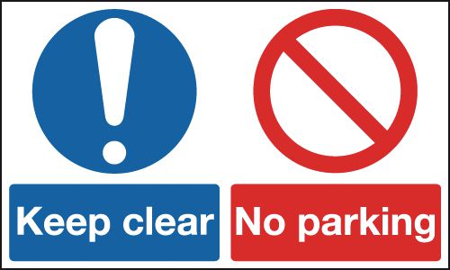 Keep Clear No Parking