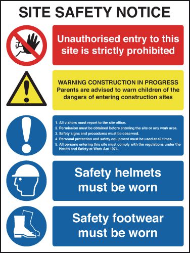Site Safety Notice