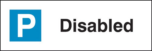Disabled Parking Sign