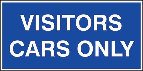 Visitors cars only