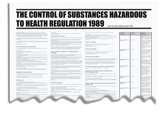 COSHH Regulation 1989 Wallchart