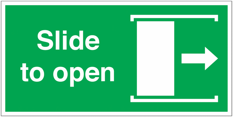 Slide To Open Right