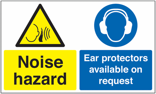 Noise Hazard Ear Protectors Available on Request