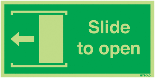 Slide To Open Left - Nite Glo