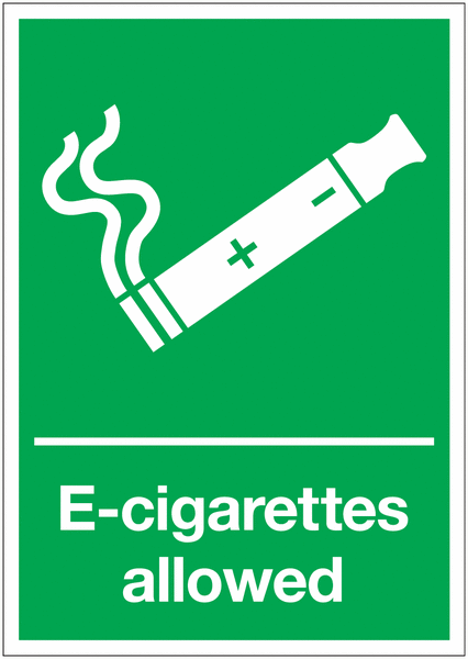 E-Cigarettes allowed