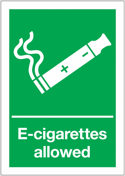 E-Cigarettes allowed