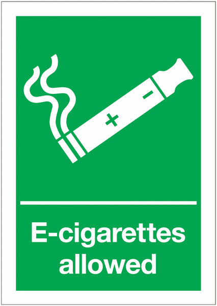 E-Cigarettes allowed