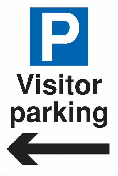 Visitor parking left