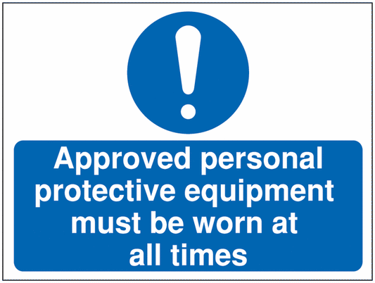 Approved personal Construction Sign