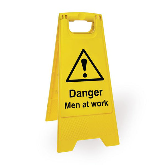 Danger Men at work Floor Stand