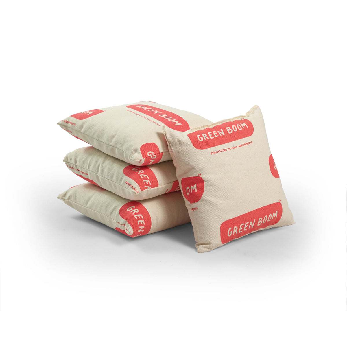 Green Boom Oil-Only Small Absorbent Pillows - Pack of 10