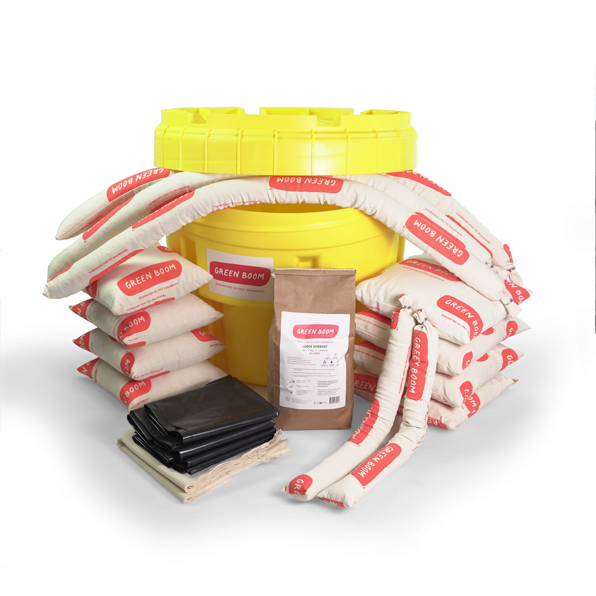 Green Boom Oil-Only Medium Spill Kit 50L Absorbency