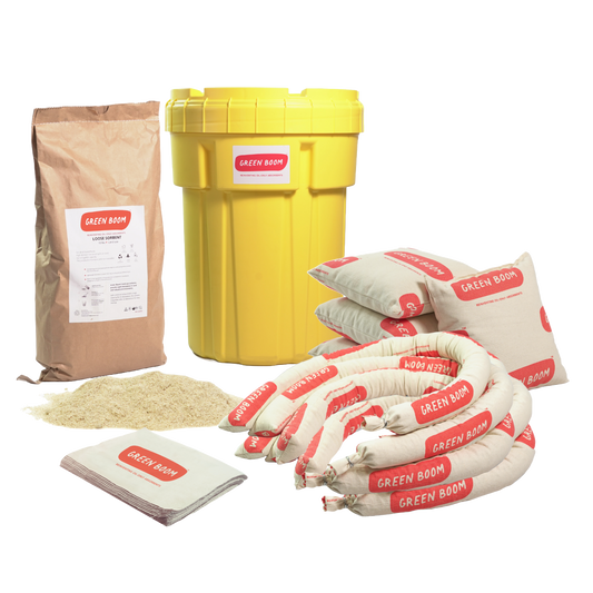 Green Boom Oil-Only Small Industrial Spill Kit 65L Absorbency