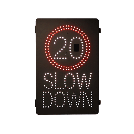 Radar Speed Limit Reminder Sign — SLR
