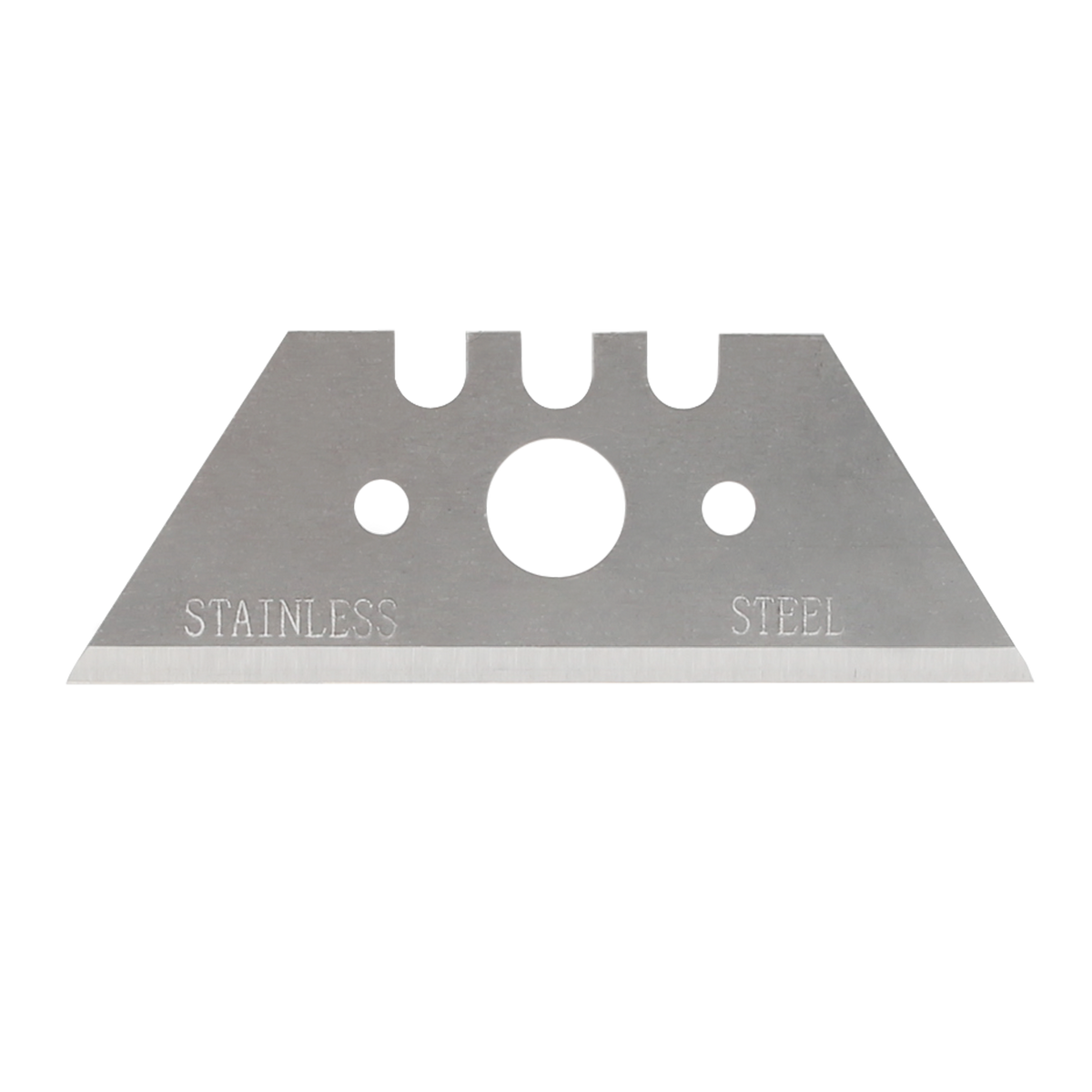 Industrial Pointed Tip Utility Blade Stainless Steel - Pack of 100