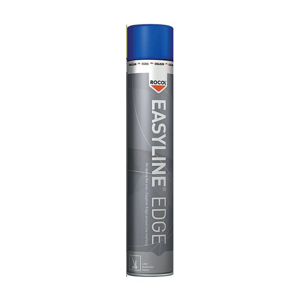 ROCOL EASYLINE EDGE Blue Line Marking Paint 750ml Aerosol Can