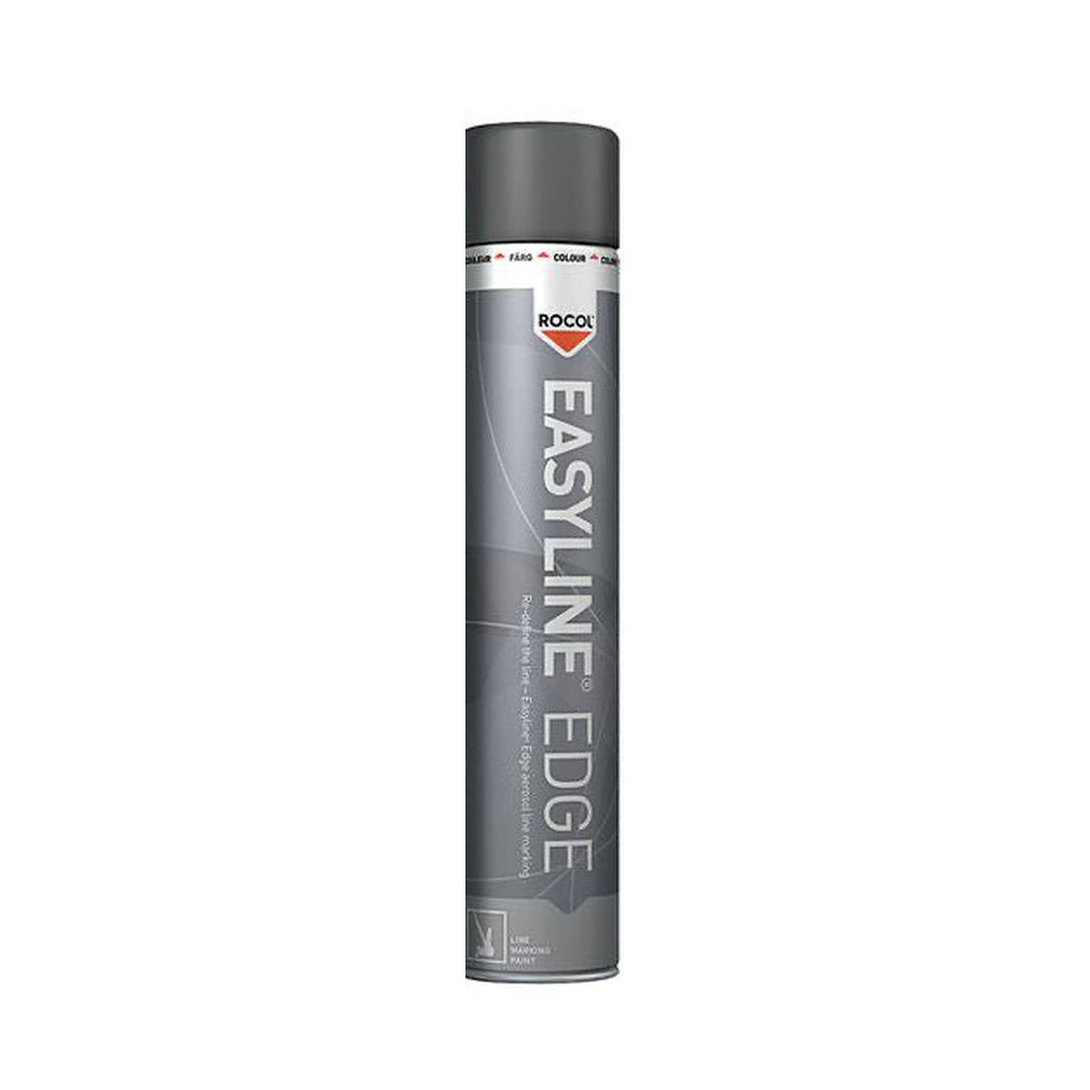 ROCOL EASYLINE EDGE Grey Line Marking Paint 750ml Aerosol Can