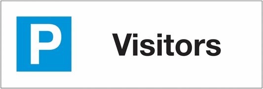 Visitors Parking Sign