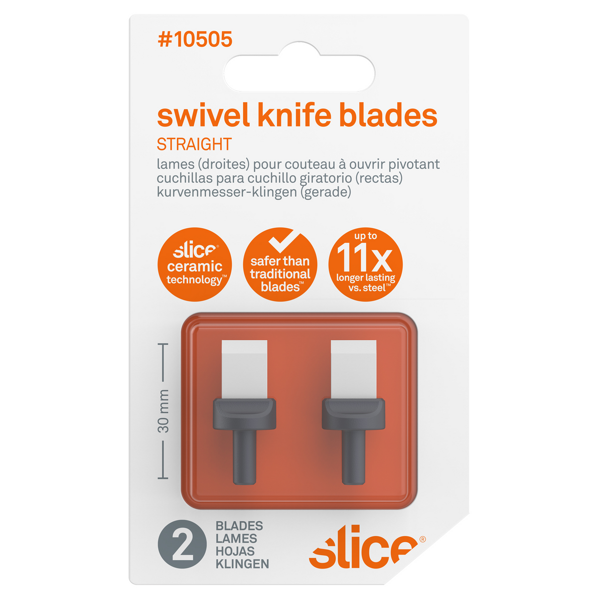 Slice Straight Swivel Knife Blades